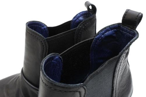 【SPINGLE NIMA NIMA706 ブラック】本革サイドゴアブーティ